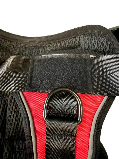 Reflective, Adjustable, Comfort Nylon Dog Harness, w/Patches FREE Training eBook