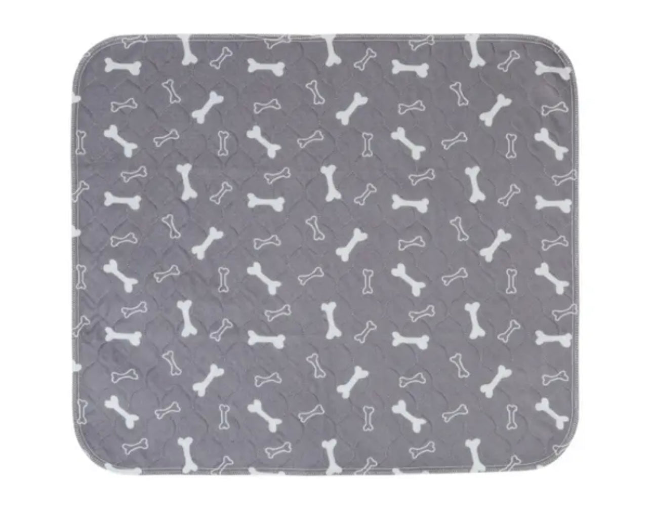 Absorbent, Reusable, Washable Pet Training Pads - Gray 2 Pack 31.5" x 27.5"