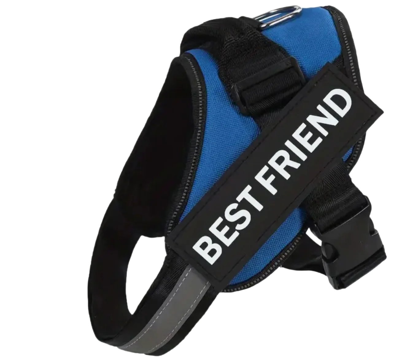 No Pull Reflective Harness Best Friend Patches, Soft, FREE Training e-Book